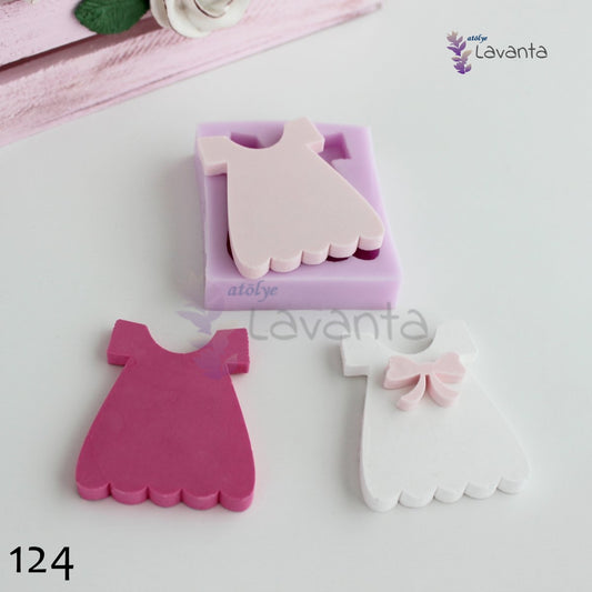 Kız Elbise Tabanlık Silikon Kalıbı