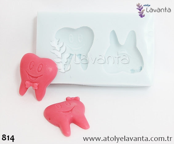 Kız Erkek Diş Silikon Kalıbı