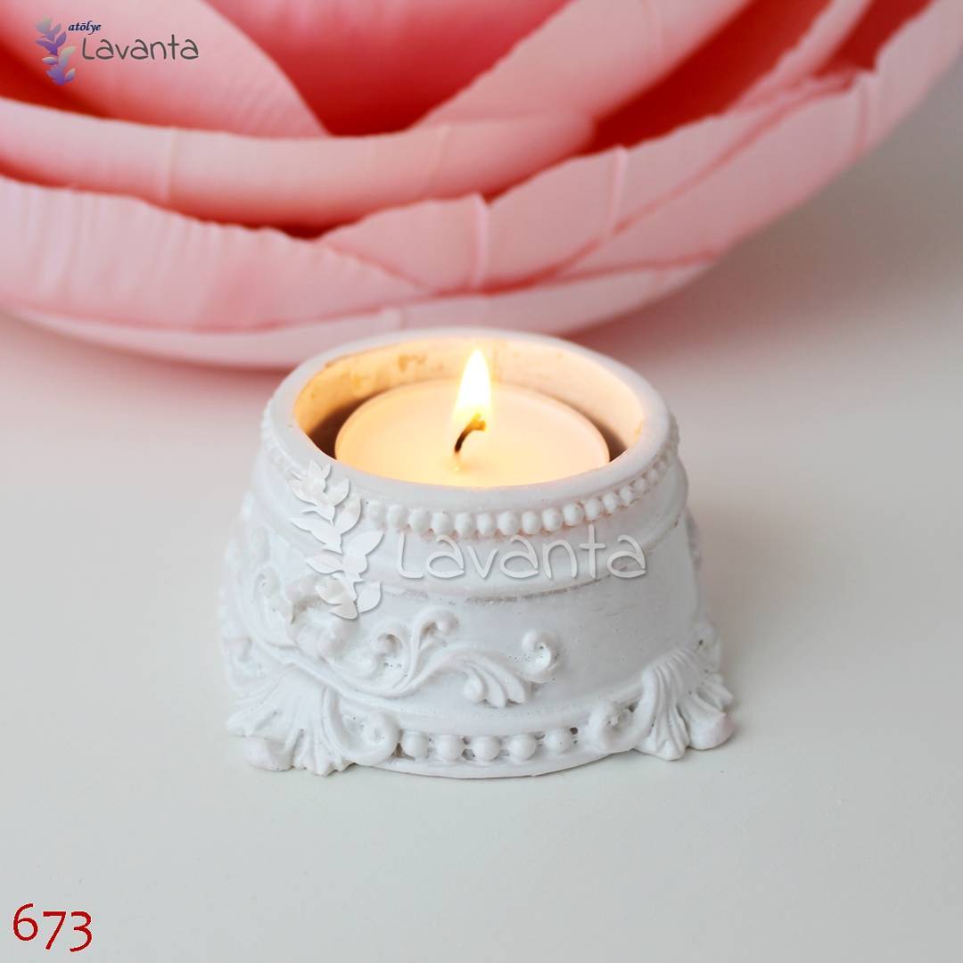 Klasik Mumluk Kokulu Taş Silikon Kalıbı