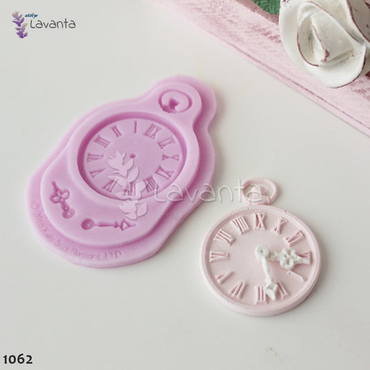 Köstekli Cep Saati Silikon Kalıbı