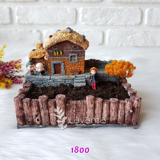 Köy Evi Saksı Kalıbı