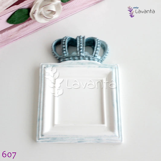 Kral Taçlı Çerçeve Silikon Kalıbı