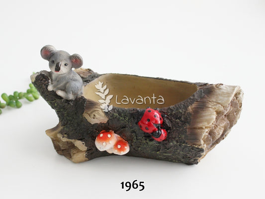 Koala Kütük Saksı Kalıbı