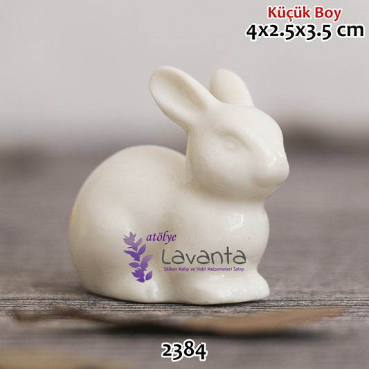 Küçük Boy Tavşan Biblo Kalıbı