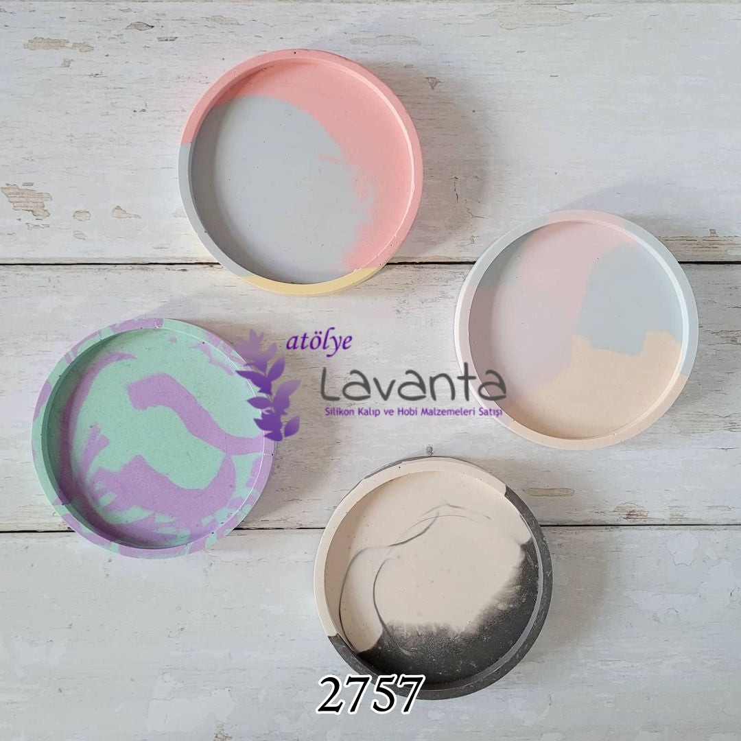 Küçük Yuvarlak Sunumluk Kalıbı