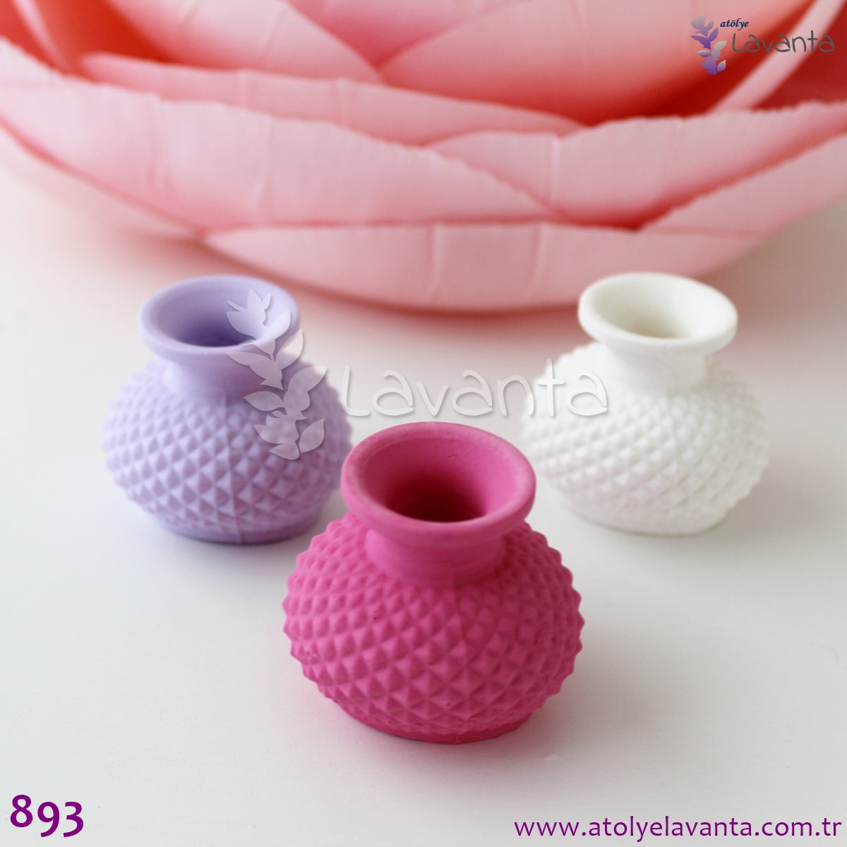 Küçük Tonbiş Vazo Silikon Kalıbı