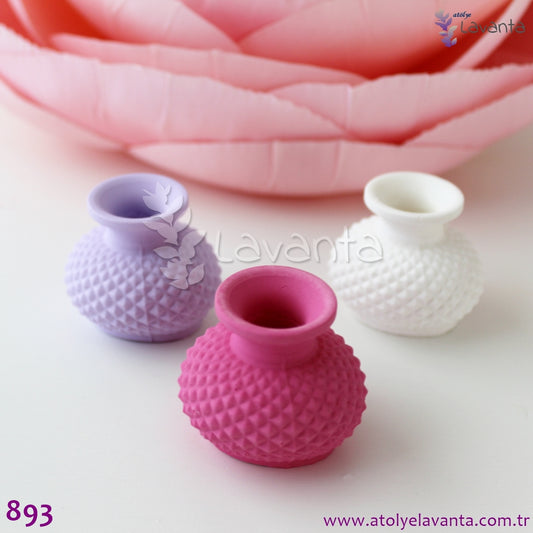 Küçük Tonbiş Vazo Silikon Kalıbı