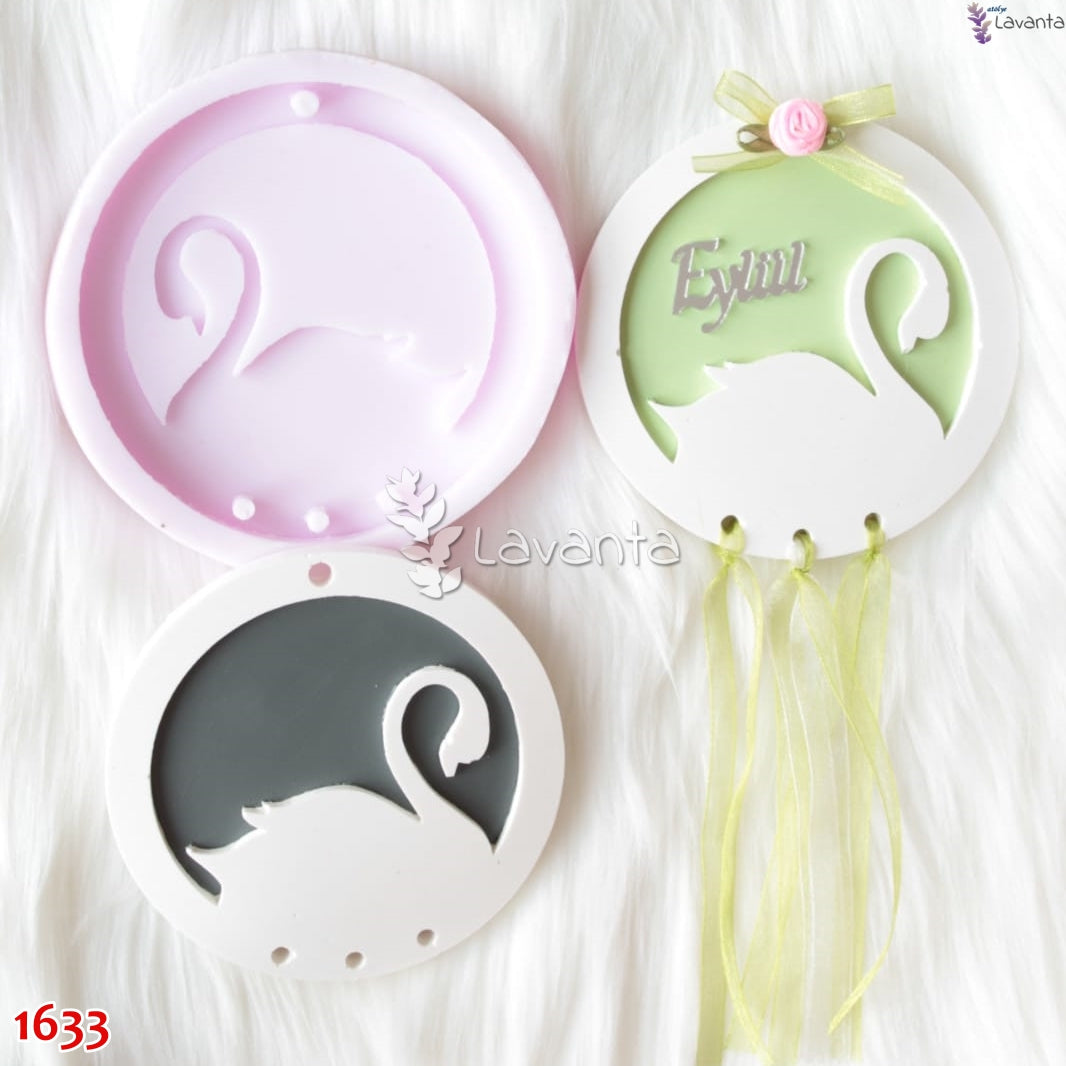 Kuğu Tabanlık Kokulu Taş Silikon Kalıbı