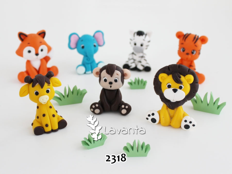 Küp Üstünde Oturan Hayvanlar Kalıpları