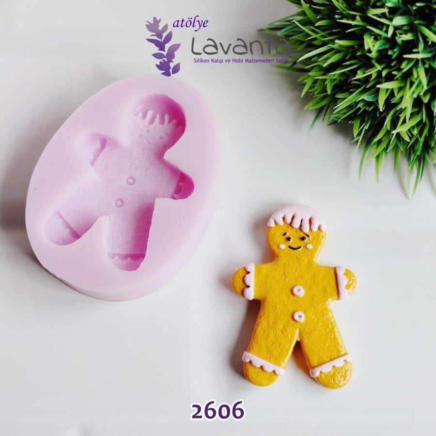 Kurabiye Adam Silikon Kalıbı