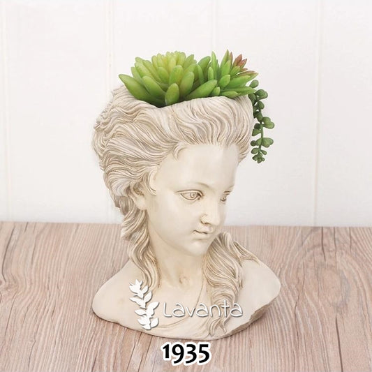 Kurdeleli Antik Saksı Silikon Kalıbı