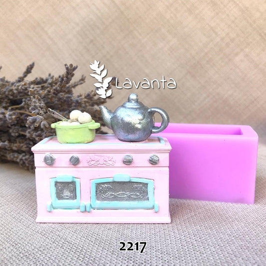 Kuzine Soba Minyatür Silikon Kalıbı