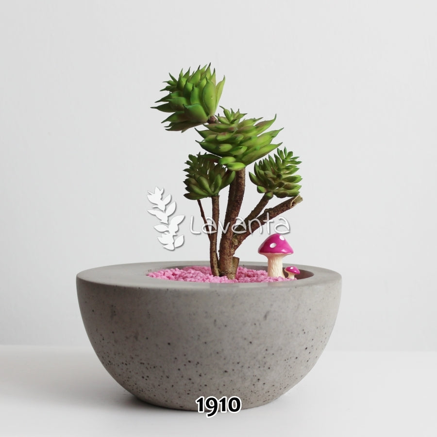 Lavanta Beton Saksı Silikon Kalıbı