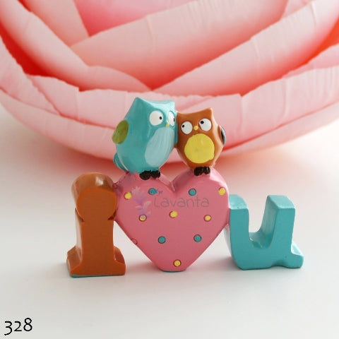 Love İkili Baykuş Silikon Kalıbı