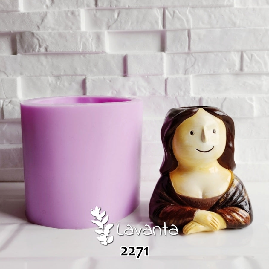 Mona Lisa Saksı Kalıbı