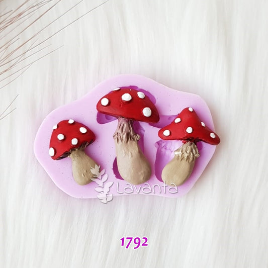 Mantar Seti Kokulu Taş Kalıbı