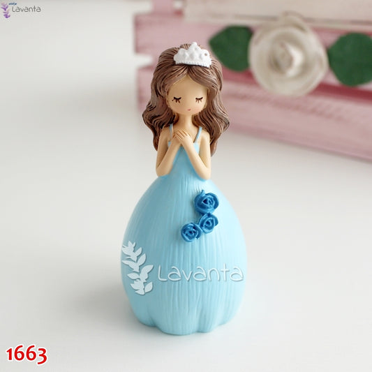 Mavi Prenses Kız Silikon Kalıbı