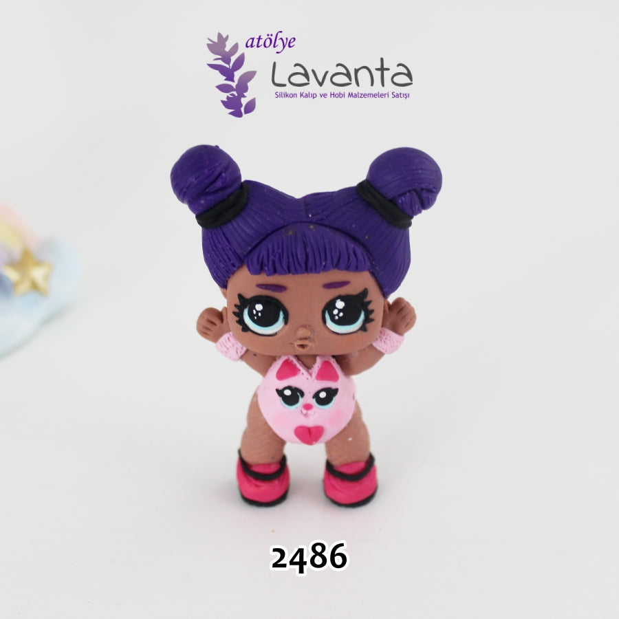 Mayolu LoL Bebek Silikon Kalıbı