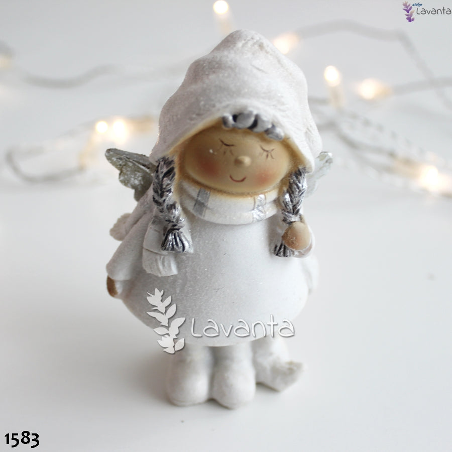 Beyaz Melek Kız Biblo Silikon Kalıbı