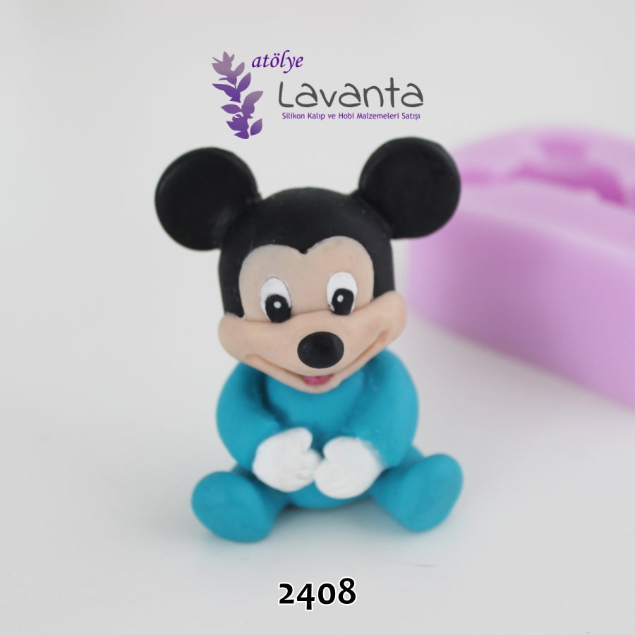 Oturan Mickey Mouse Kalıbı