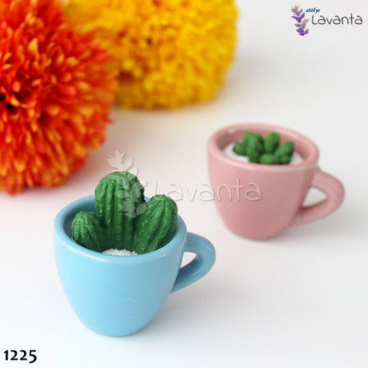 Mini Fincan Saksı Silikon Kalıbı