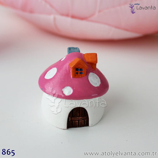 Mini Mantar Ev Silikon Kalıbı