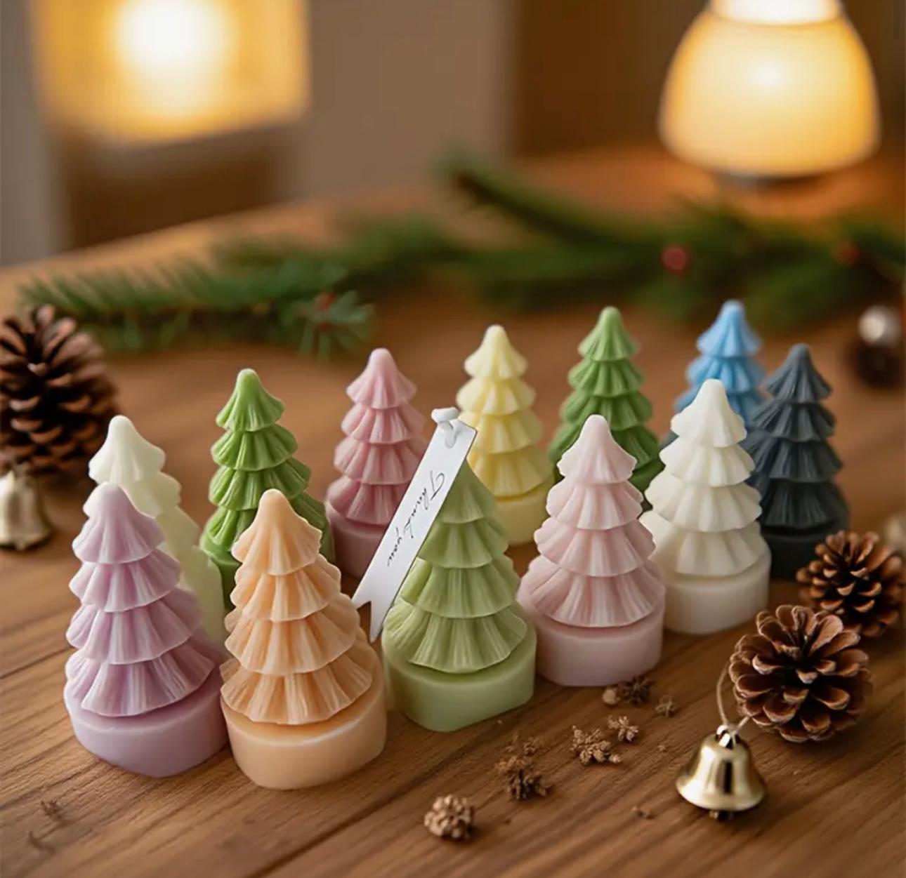 Mini Çam Ağacı Mum Kalıbı