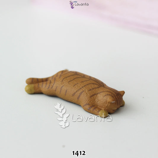 Minnoş Yatan Kedi Teraryum Silikon Kalıbı