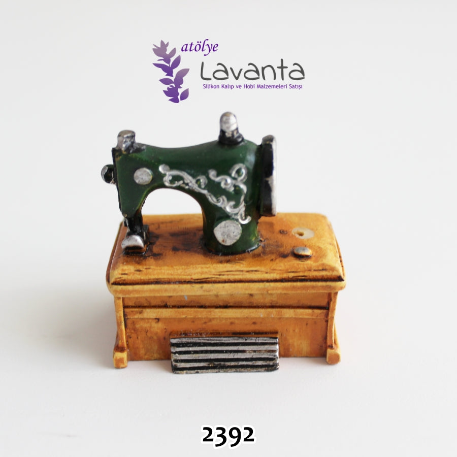 Minyatür Dikiş Makinesi Silikon Kalıbı