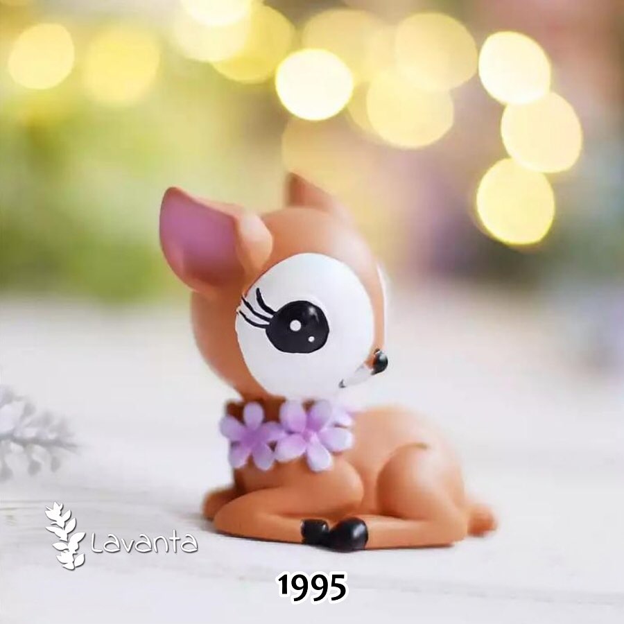 Mor Çiçekli Geyik Silikon Kalıbı