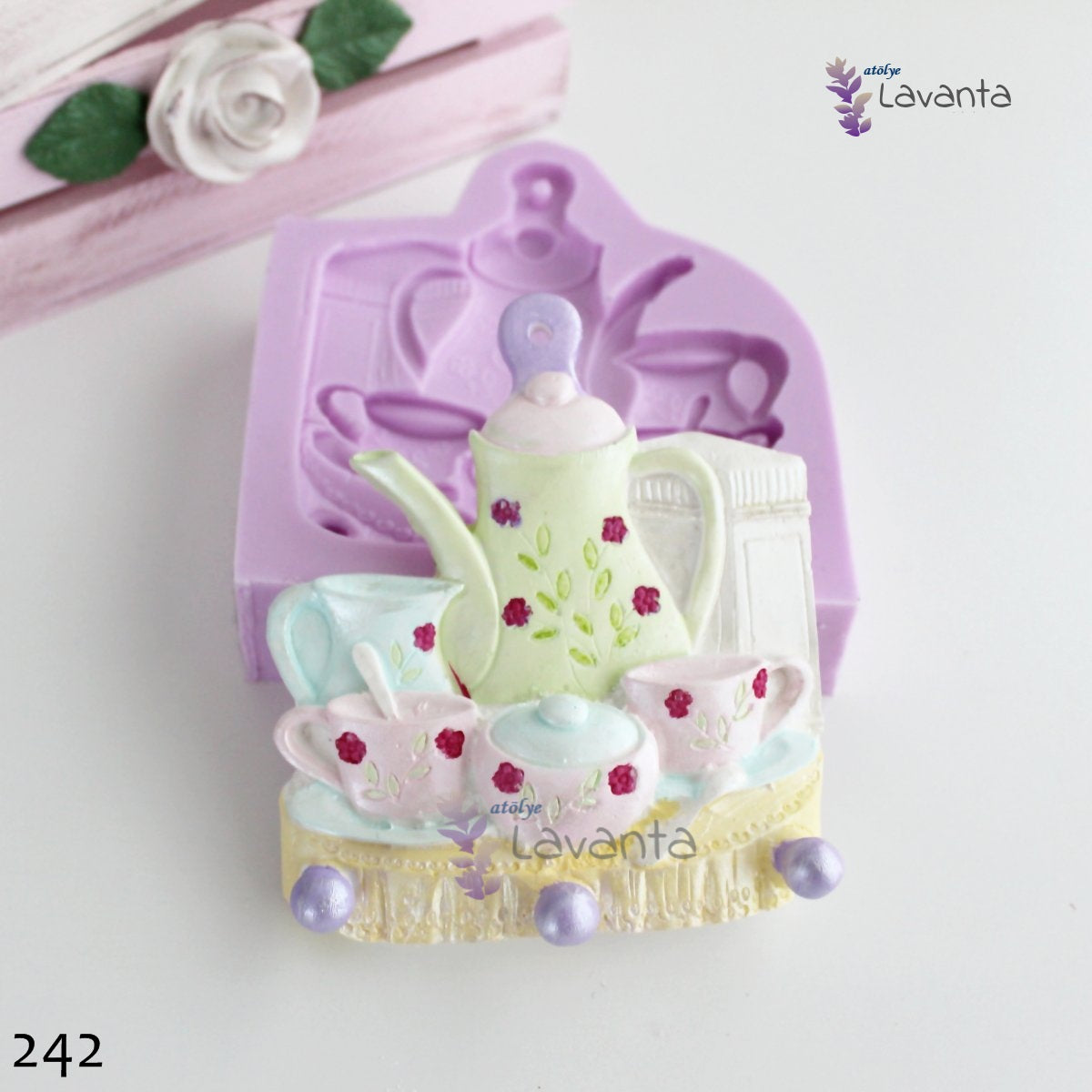 Mutfak Dekoratif Askılık Silikon Kalıbı