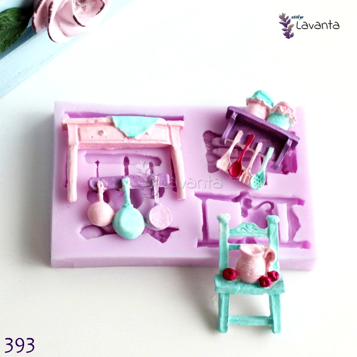 Mutfak Objeleri Silikon Kalıbı