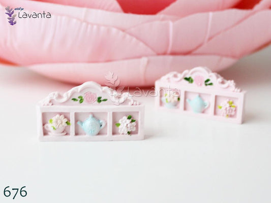 Mutfak Rafı Kokulu Taş Silikon Kalıbı