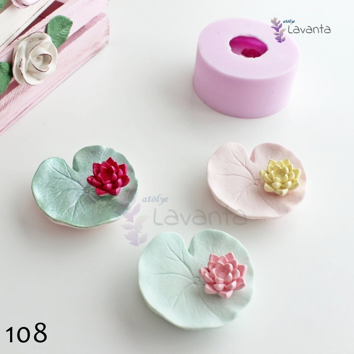 Nilüfer Su Çiçeği Silikon Kalıbı