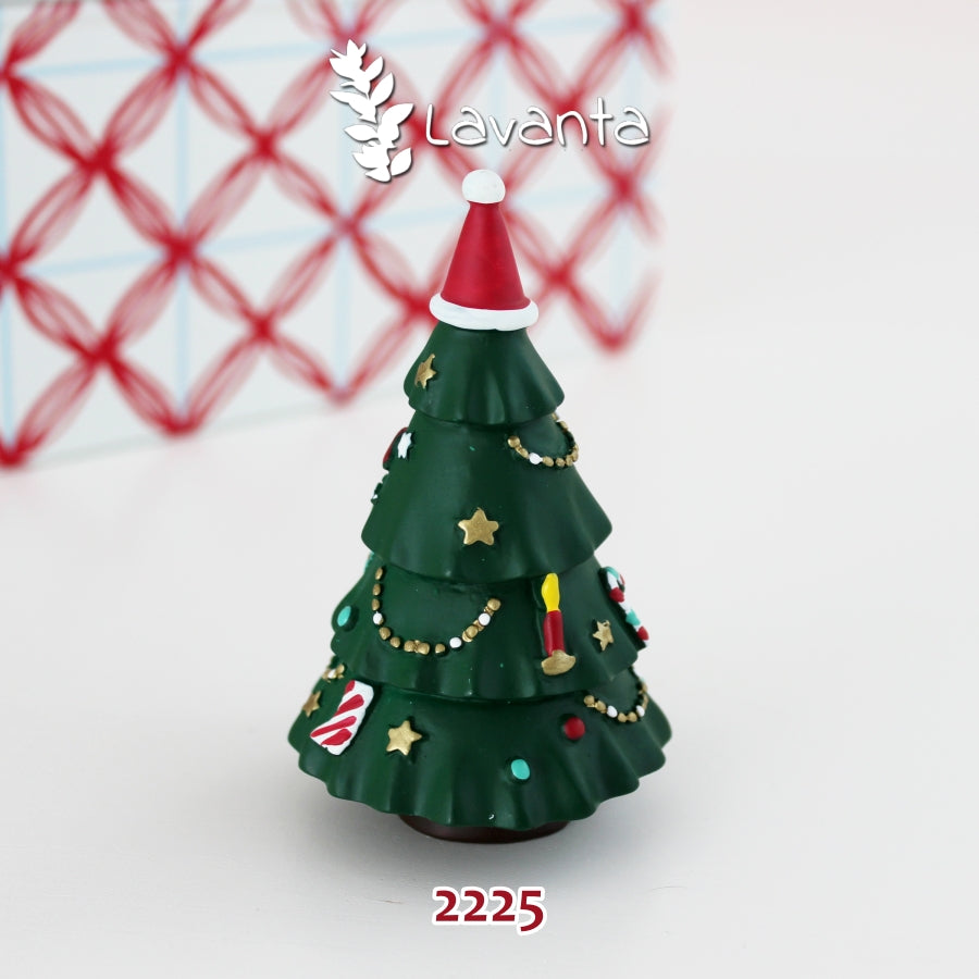 Noel Süslü Çam Ağacı Silikon Kalıbı