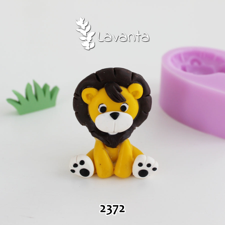 Oturan Aslan Silikon Kalıbı