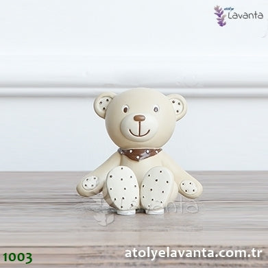 Oturan Ayıcık Silikon Kalıbı