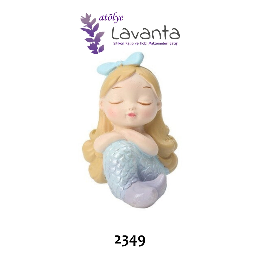 Oturan Deniz Kızı Kalıbı