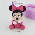 Oturan Kurdelalı Mickey Mouse Kalıbı