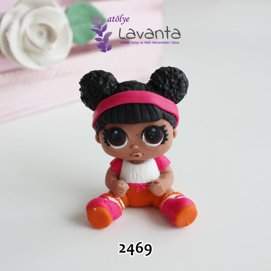 Oturan LoL Bebek Silikon Kalıbı