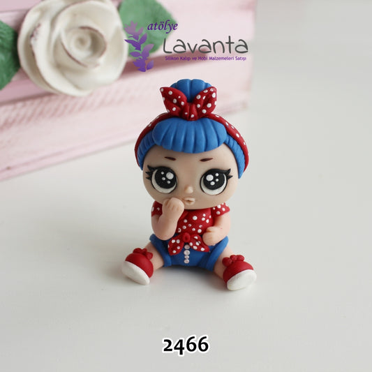 Oturan LoL Bebek Silikon Kalıbı