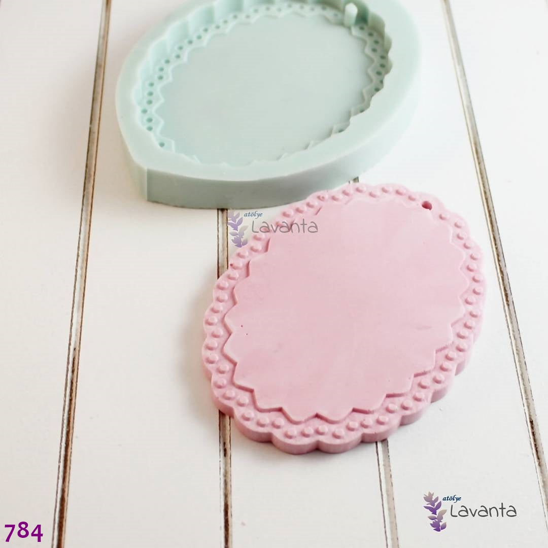 Oval Noktalı Tabanlık Silikon Kalıbı