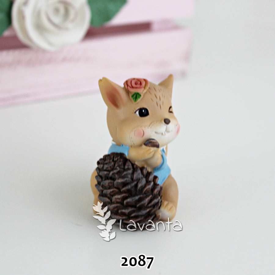 Kozalaklı Sincap Silikon Kalıbı