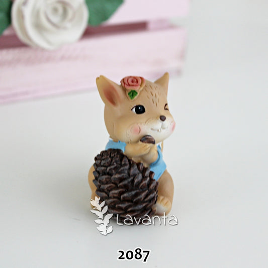 Kozalaklı Sincap Silikon Kalıbı