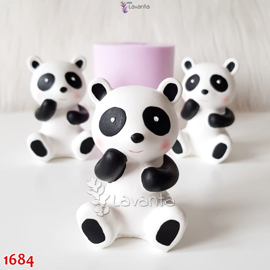 Panda Biblo Kokulu Taş Kalıbı