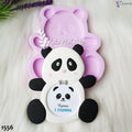 Panda Yuvarlak Çerçeve Silikon Kalıbı