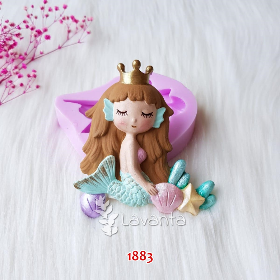 Pano Deniz Kızı Kokulu Taş Kalıbı