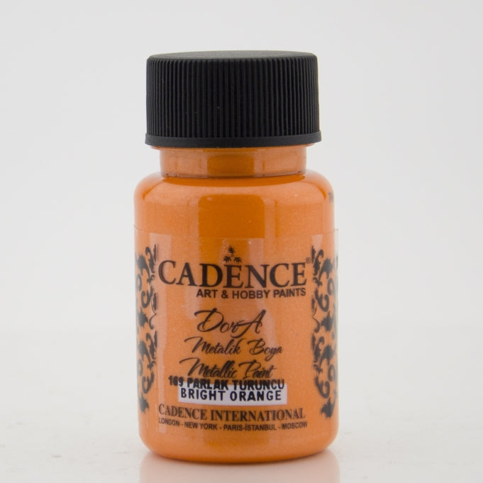 169 Parlak Turuncu Dora Metalik Boya 50ML