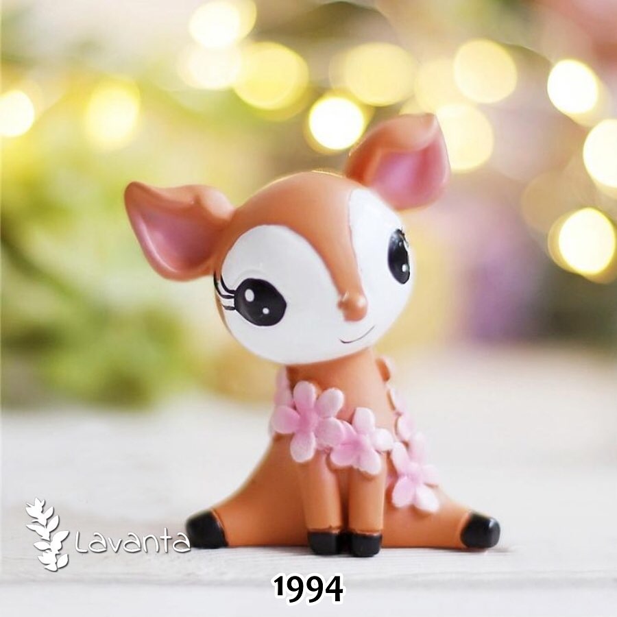 Pembe Çiçekli Geyik Silikon Kalıbı