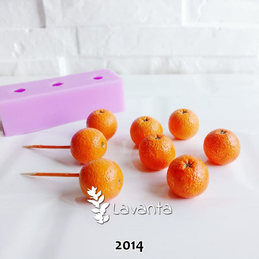 Portakal Saksı Dibi Süsü Kalıbı